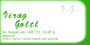 virag goltl business card